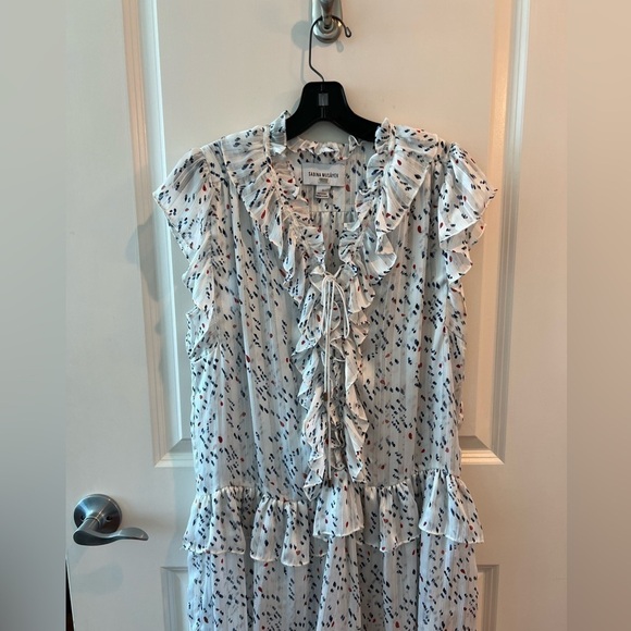 Sabina Musayev White Dot Sun Dress - Picture 5 of 16